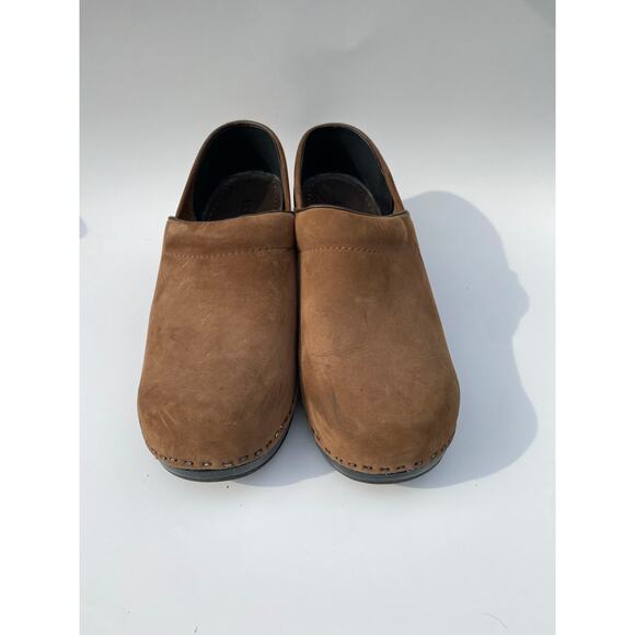 LL Bean Brown‎ Suede Slip On Loafer Clogs SZ 9 M Nursing Outdoor Comfort - Picture 5 of 9
